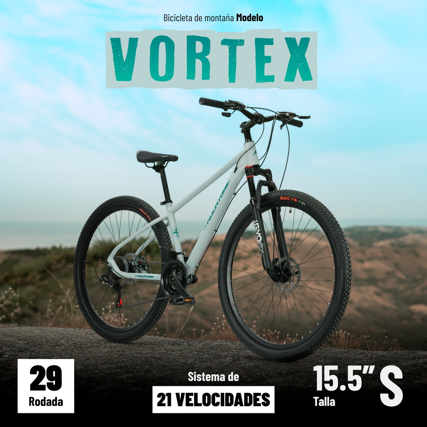 Bicicleta De Montaña Vortex Rodada 29